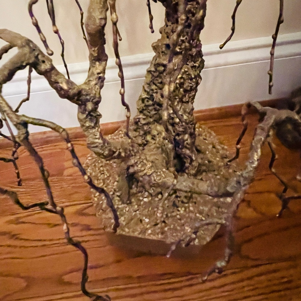 1950s Bronze Bonsai Tree Sculpture，very heavy - Picture 8 of 9
